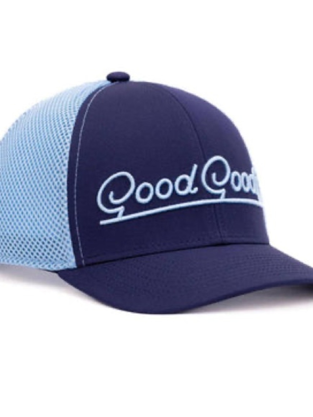 GoodGood Golf Ideal Trucker Golf Cap Navy/Sky Blue